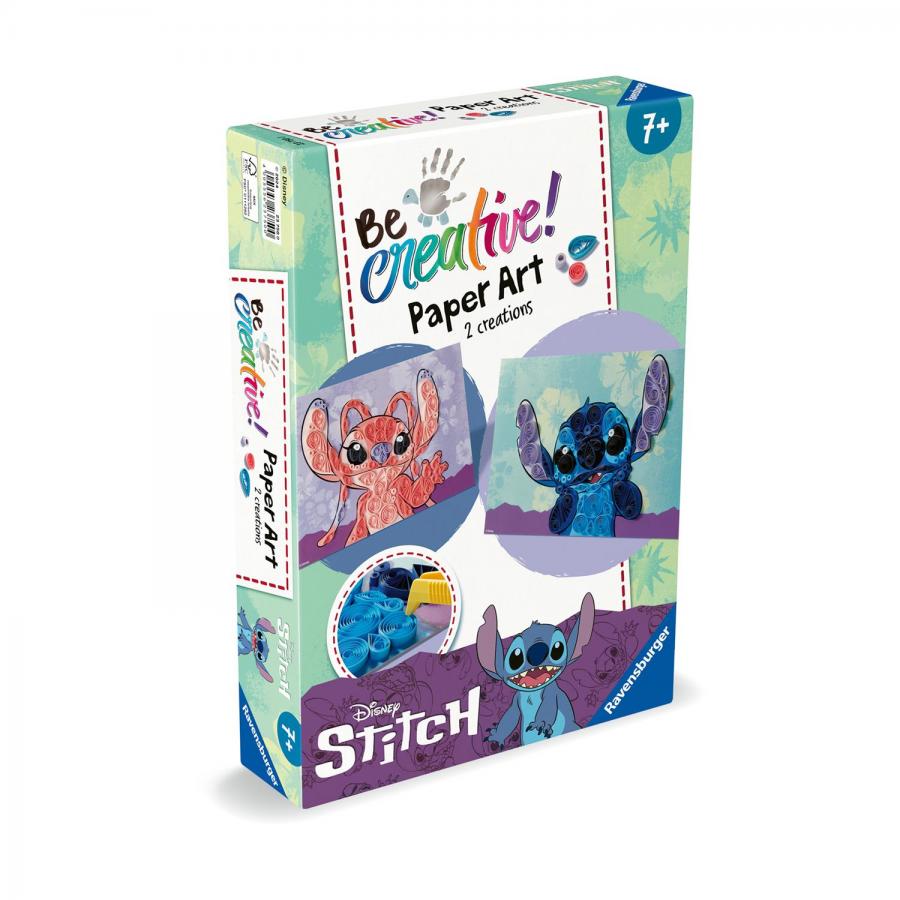 Ravensburger: Be Creative! Paper Art - Stitch & Angel (23750)