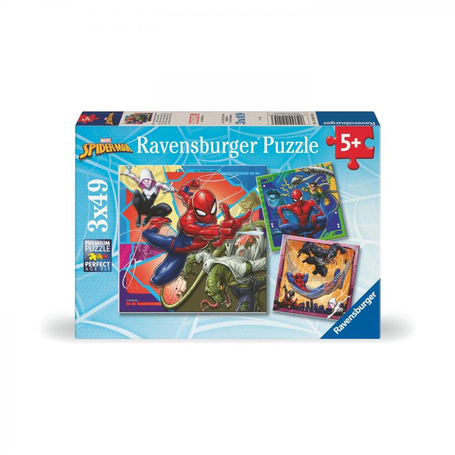 Ravesburger Puzzle: Spiderman Marvel (3x49pcs) (12004115)