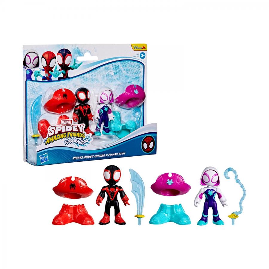 Hasbro Spidey And His Amazing Friends: Figures & Vehicles - Waterwebs Pirate Ghost Miles (G1462)