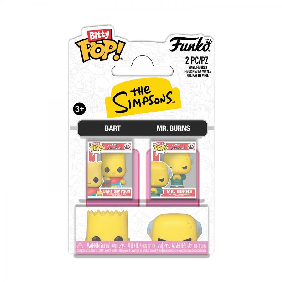 Funko Bitty Pop! 2-Pack: Simpsons - Bart & Mr. Burns Vinyl Figures
