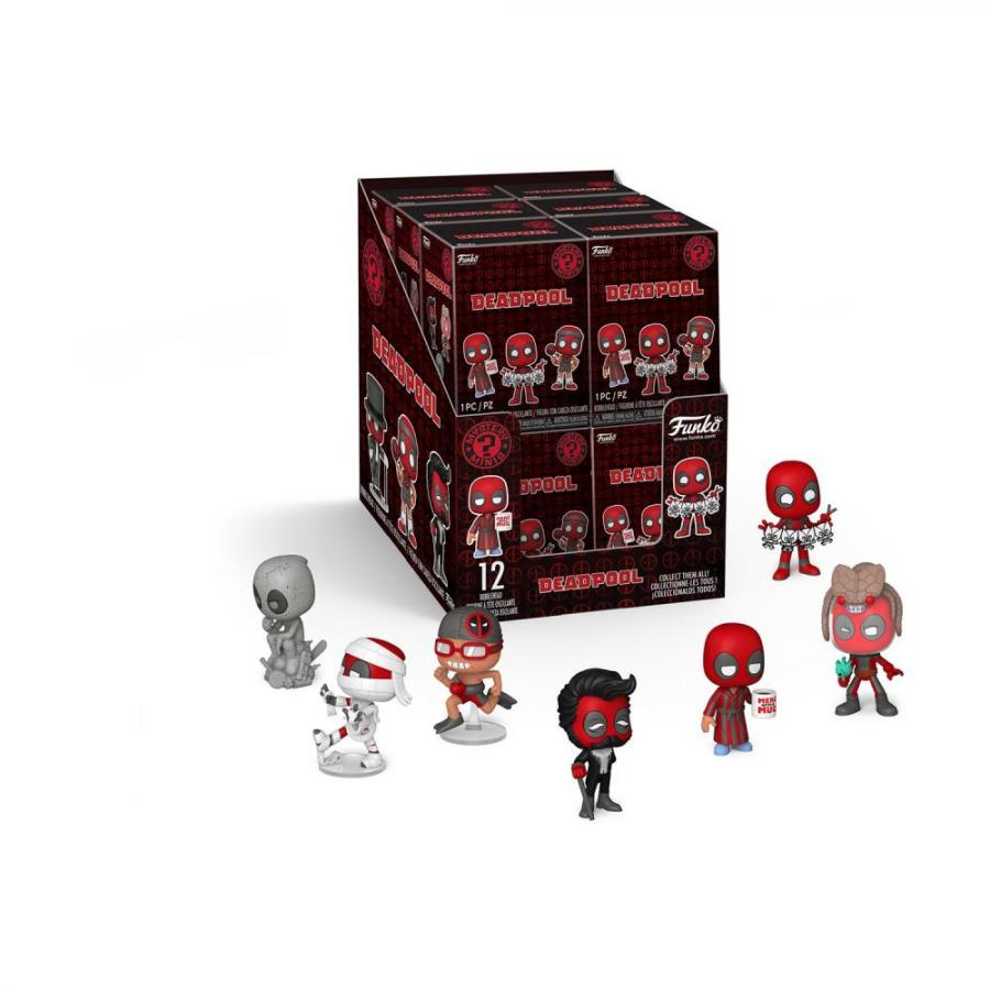 Funko Mystery Minis: Deadpool (Blind Box/Random) Bobble-Head Vinyl Figures