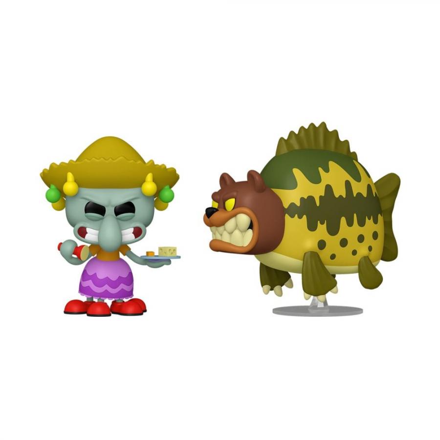 Funko Pop! 2-Pack: SpongeBob Square Pants - Squidward & Sea Bear Vinyl Figures