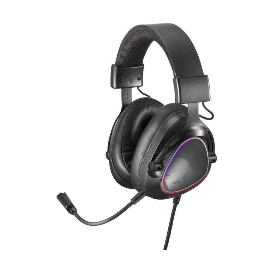 Spartan Gear - Erato Wired Headset (compatible with PC, playstation 4, playstation 5, xboxone, xbox series x/s, switch, switch 2) (color: Black)