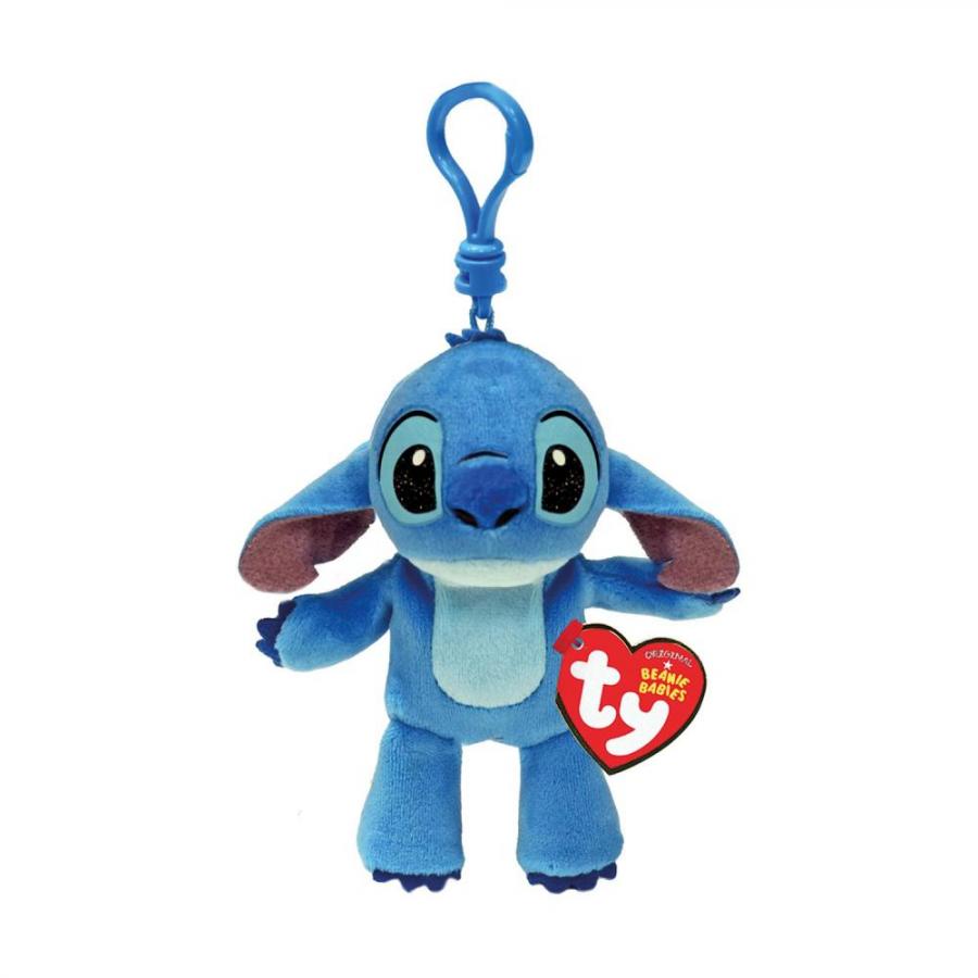 AS Ty: Χνουδωτό Beanie Babies Κλιπ Disney Stitch 8,5εκ (1607-34013)
