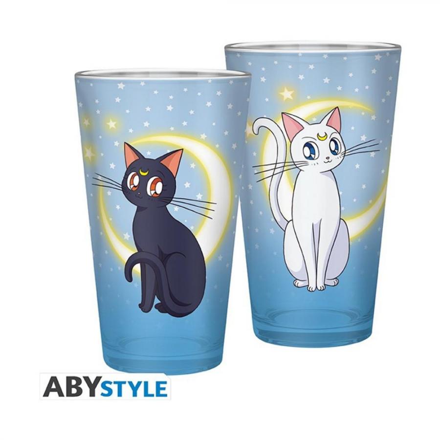 Abysse: Sailor Moon - Luna & Artemis XXL Glass (400ml) (ABYVER204)