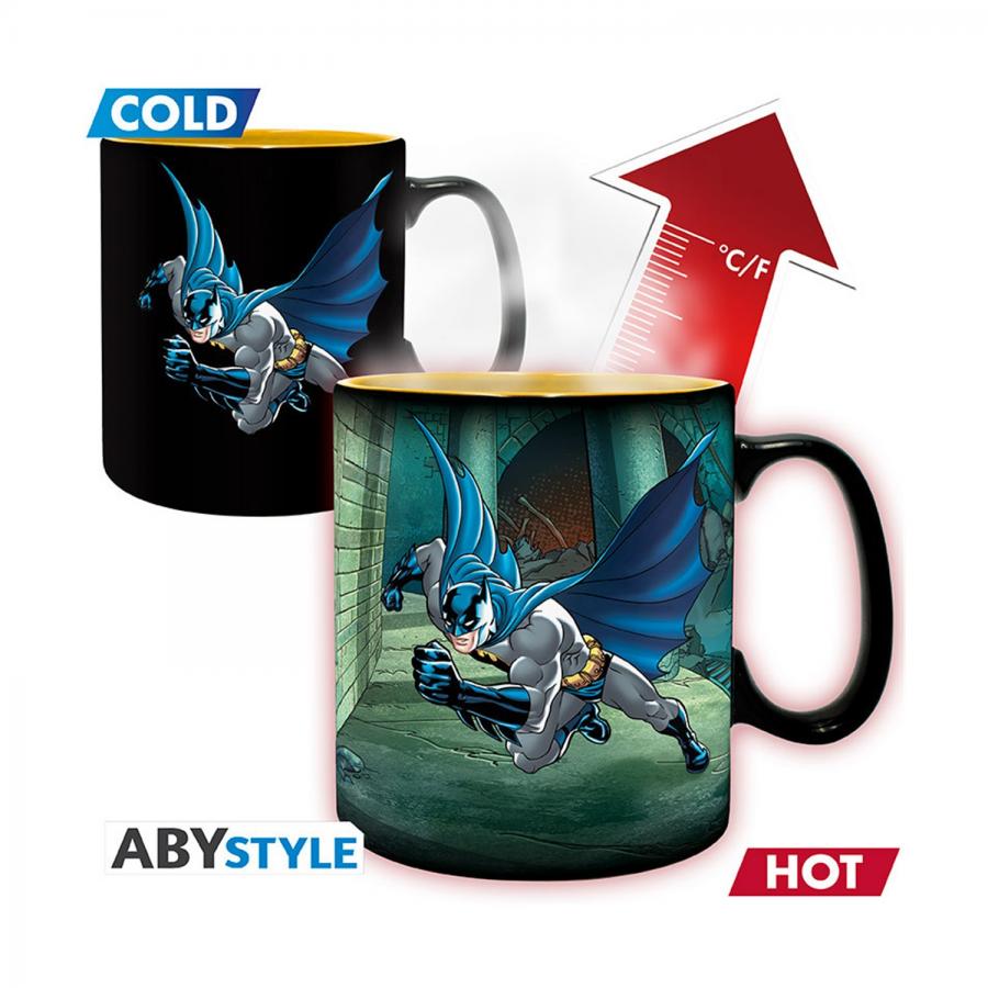 Abysse: DC Comics - Batman & Joker Heat Change Mug (460ml) (ABYMUGA561)