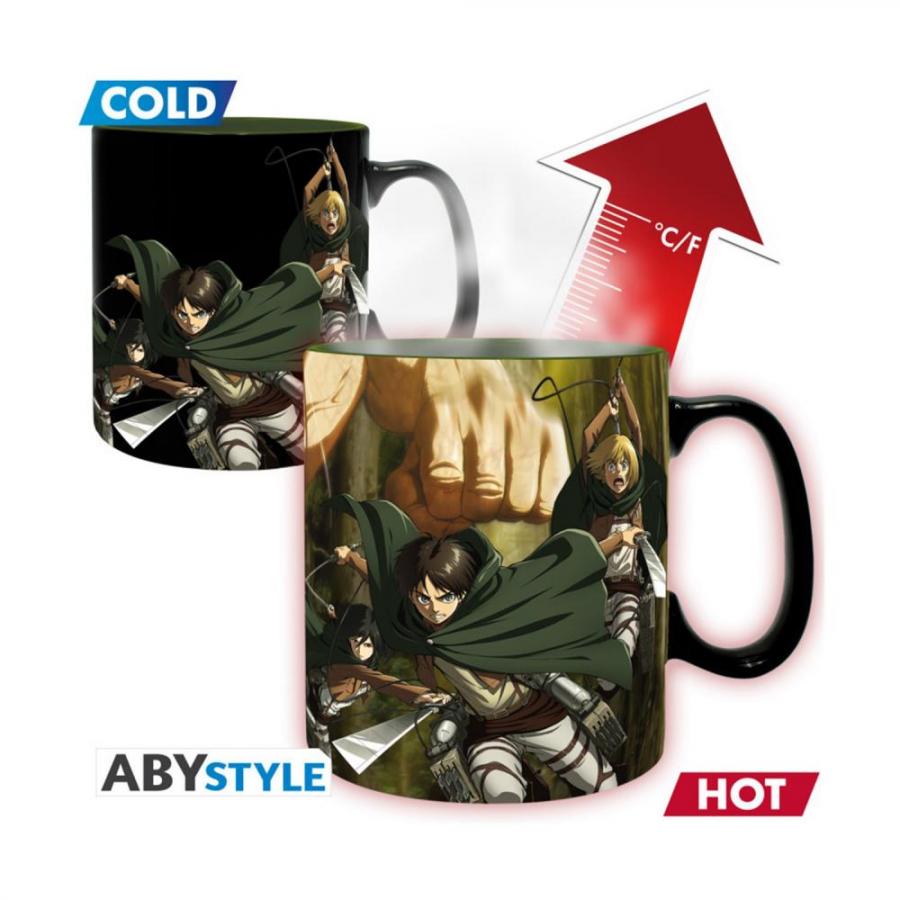 Abysse: Attack On Titan - Titans3 Heat Change Mug (460ml) (ABYMUGA436)