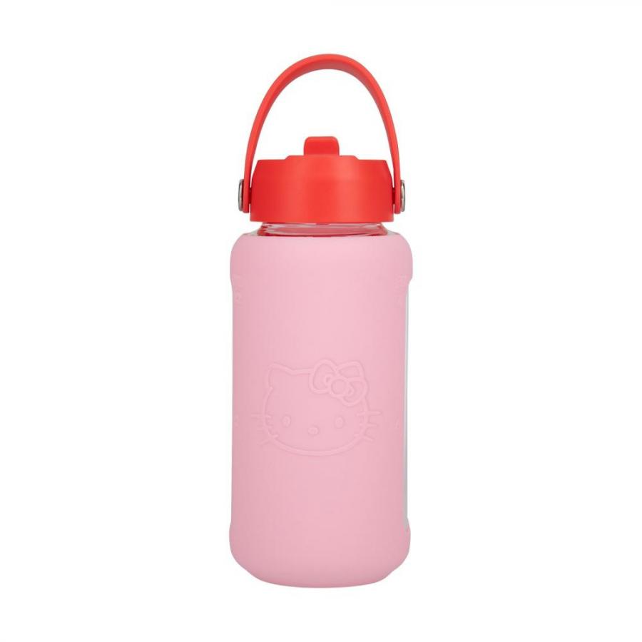 Paladone: Hello Kitty - Glass Water Bottle with Sleeve (PP16081HK)