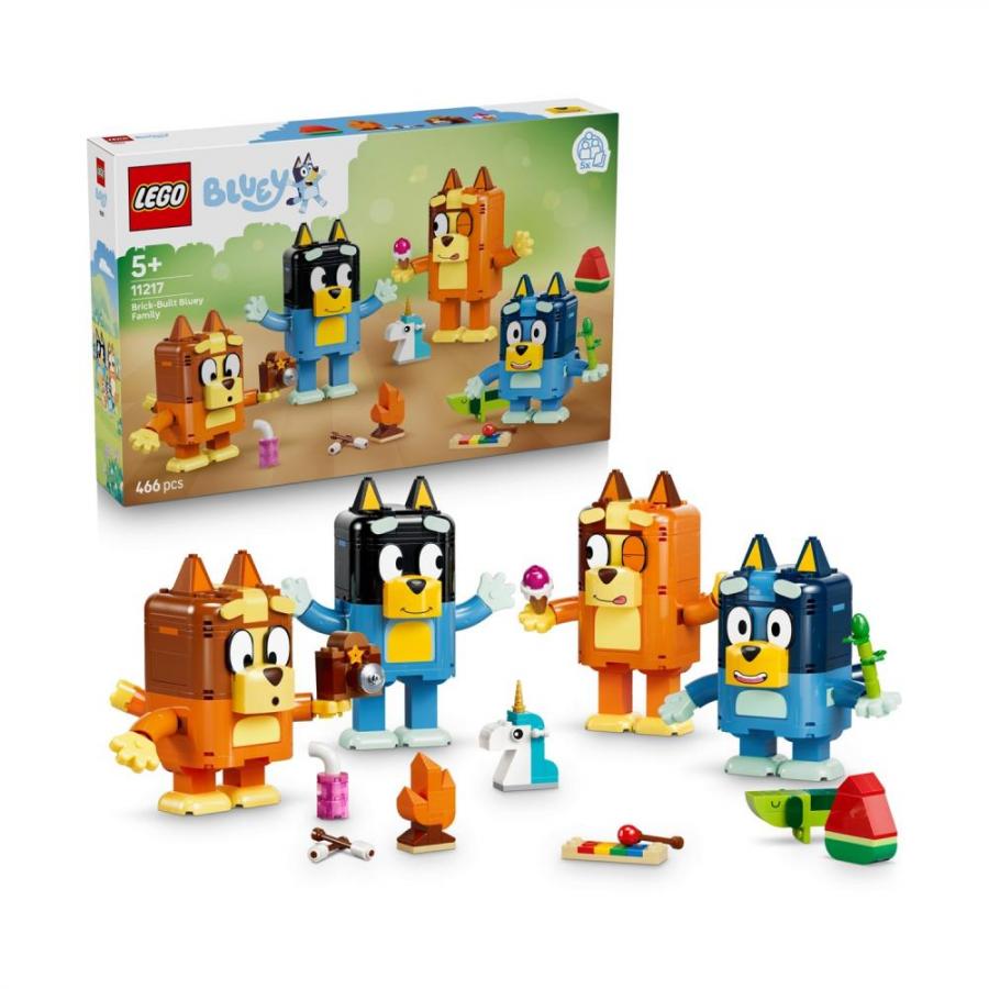LEGO Bluey: Brick-Built Bluey Family (11217)