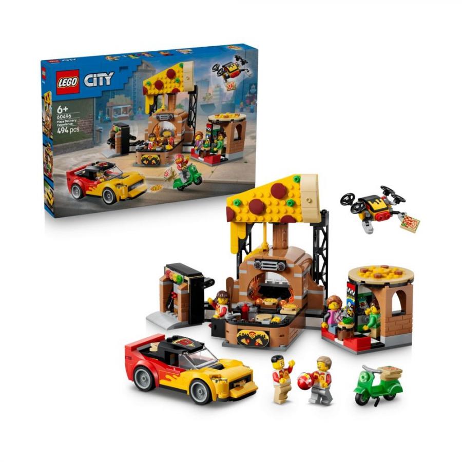 LEGO City: Pizza Delivery Experience with Vehicles (60496)