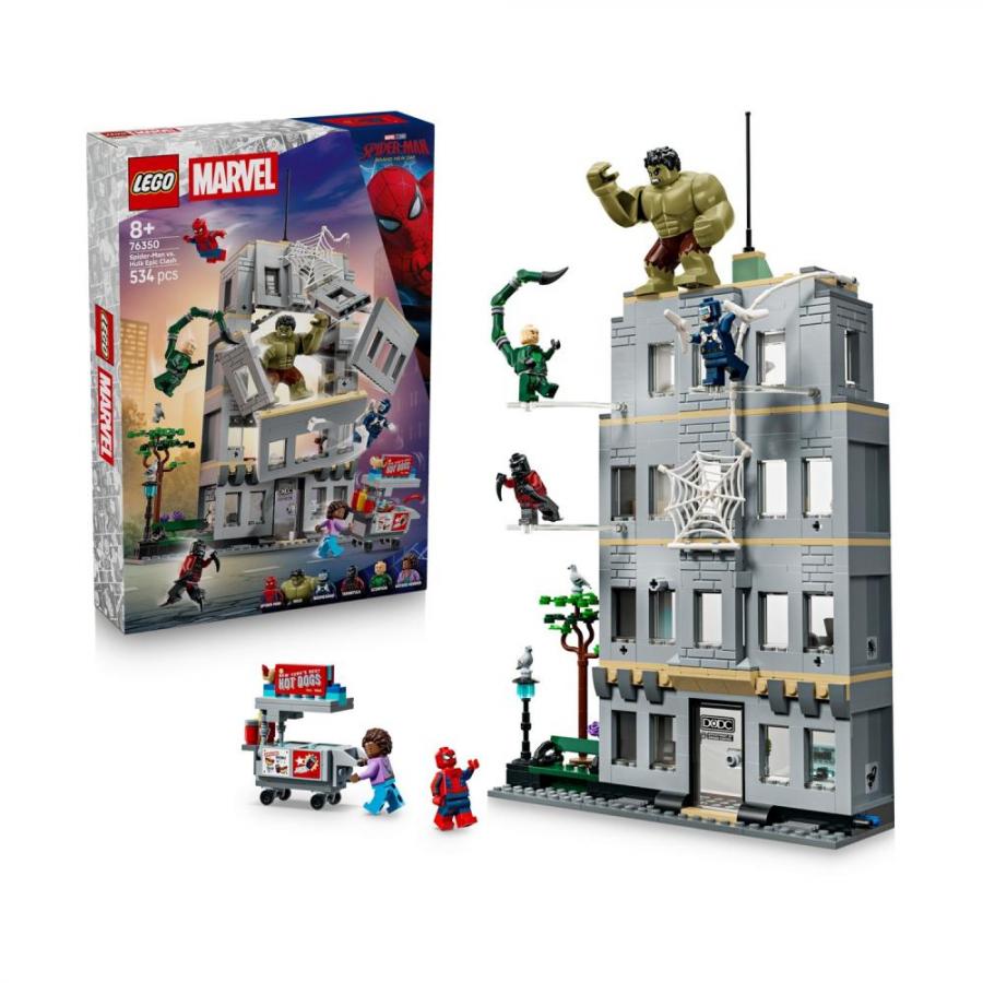LEGO Marvel: Spider-Man vs. Hulk Epic Clash (76350)