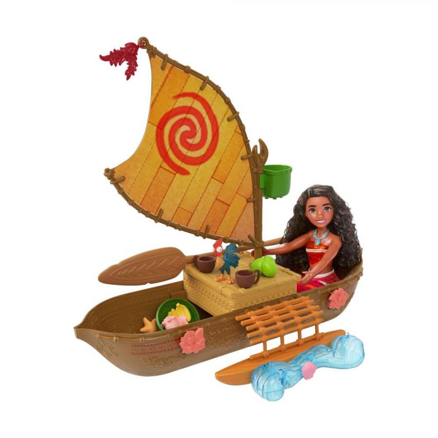 Mattel Disney Dolls: Disney Vaiana Fashion Dolls - Disney Vaiana Vaiana's Boat (JLN22)