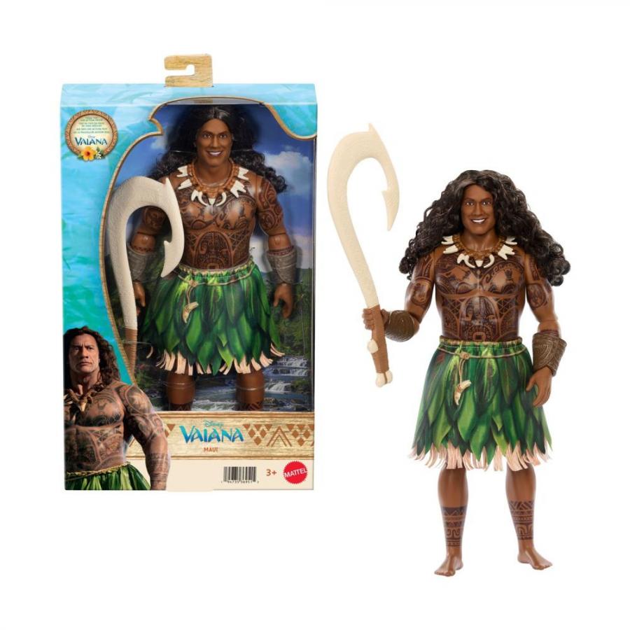 Mattel Disney Dolls: Movie Line Fashion Dolls - Disney Vaiana Maui Demigod with Hook (JLV16)