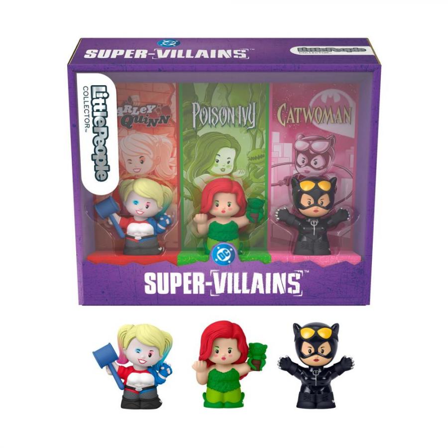 Fisher-Price: Little People: Licensed Collectible Figures - DC Villains 3 Figures (JKR80)
