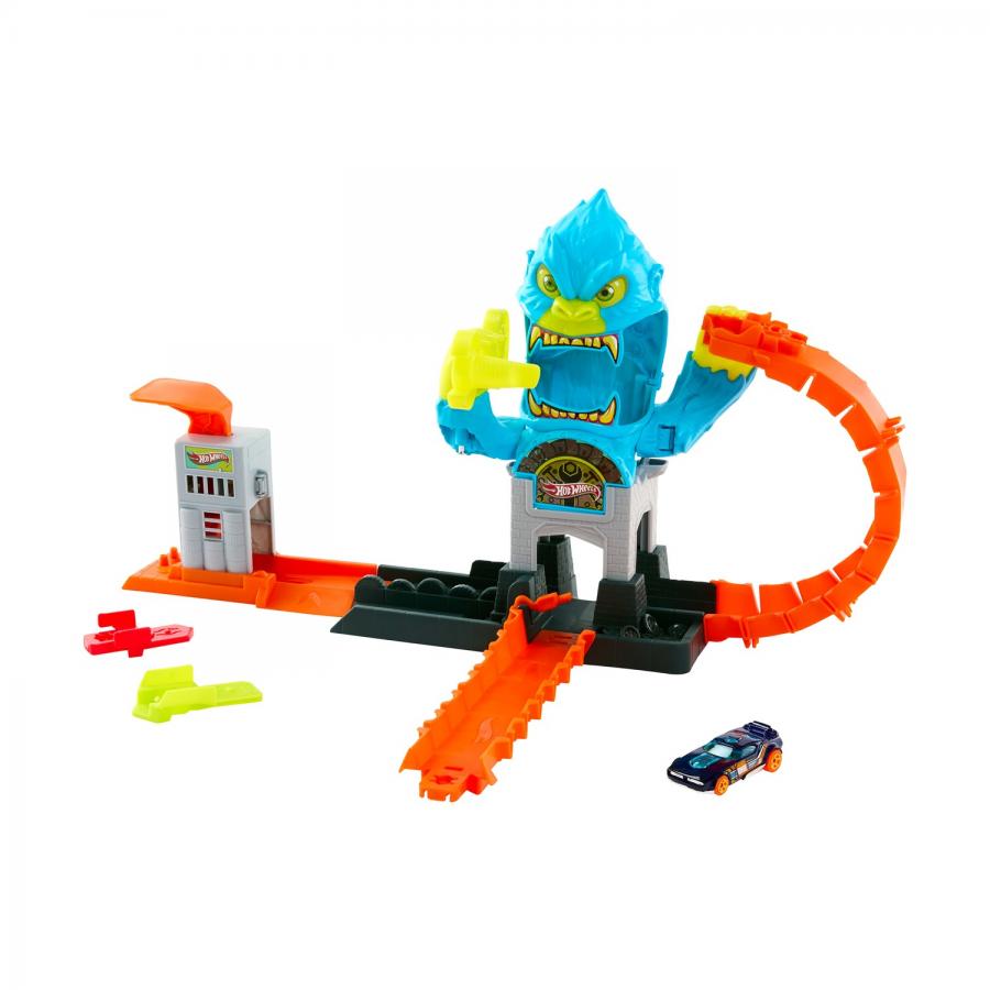 Mattel Hw: City- Tracks With Beasts – Hot Wheels City Gorilla Slam Attac (JHL92)