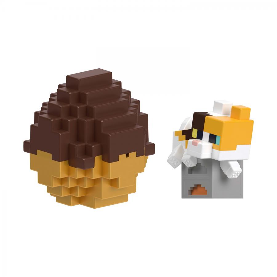 Mattel Minecraft: - Mini Eggs With Figure – Mc Mini Cat (JJV75)