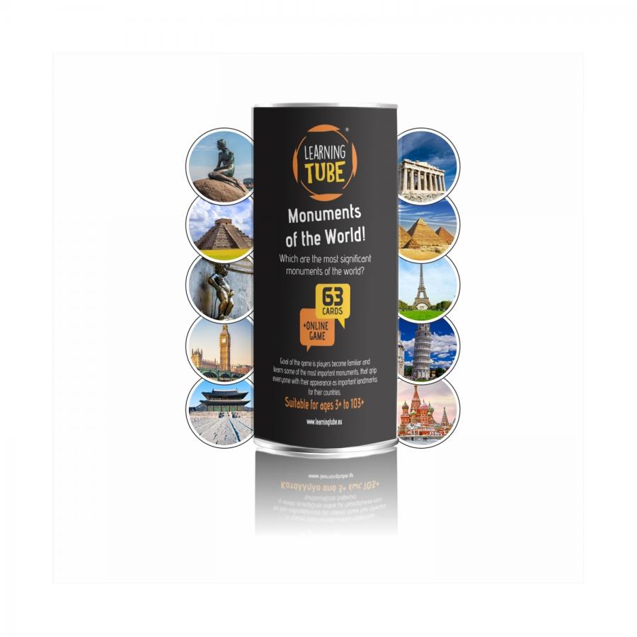 K-Toyz Learning Tubes: Monuments Of The World (English Language) (LT-011)