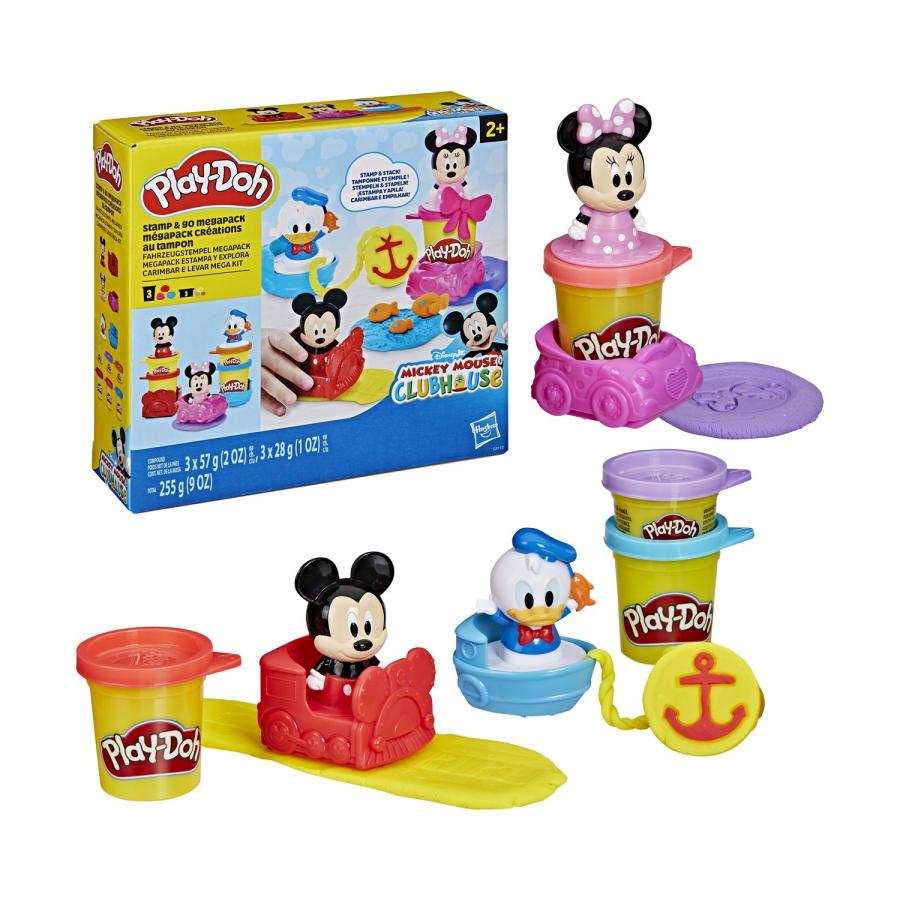 Hasbro Play-Doh Disney Jr: Mickey Mouse Clubhouse - Stamp & Go Megapack (G3110)