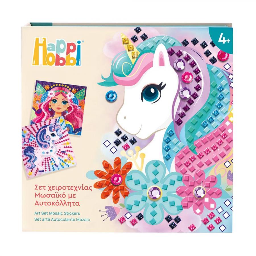 AS HappiHobbi: Ζωγραφικά Παιχνίδια (Art & Craft) - Art Mosaic Stickers Dreamworld (1038-21050)