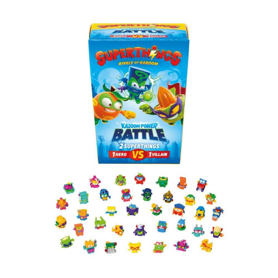 AS Superthings: Playsets - Kazoom Power Battle Σετ 2 Φιγούρες (1013-61609)
