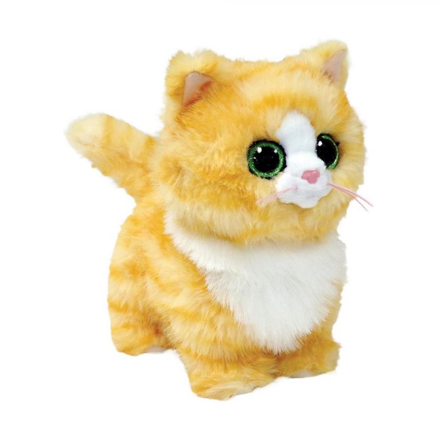 AS TY Beanies: Χνουδωτό Beanie Boos Γατούλα με Χρυσό Τρίχωμα 15εκ. (1607-37410)