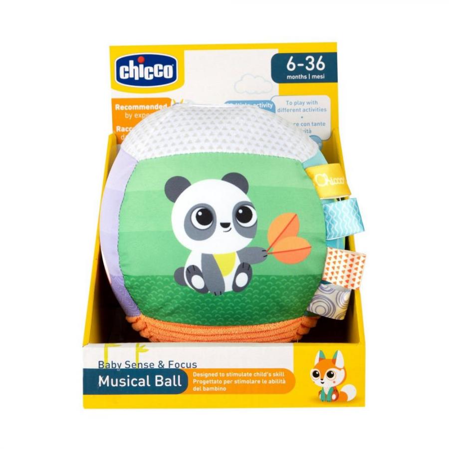 Chicco Παιχνίδια Drop Baby Sense & Focus: Μουσική Μπάλα (Y03-11564-00)