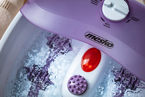 MESKO MULTIFUNCTIONAL FOOT MASSAGER PURPLE