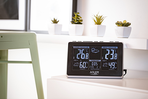 ADLER WEATHER STATION BLACK/SILVER