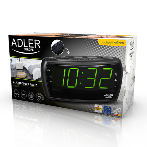ADLER ALARMCLOCK RADIO