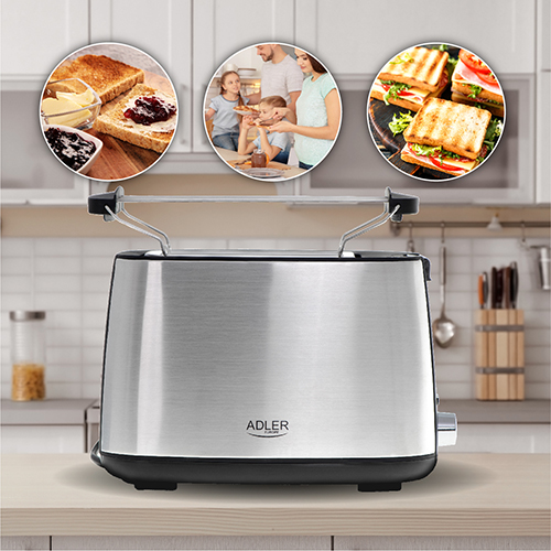 ADLER STYLISH TOASTER FOR BREAKFAST AND DINNER