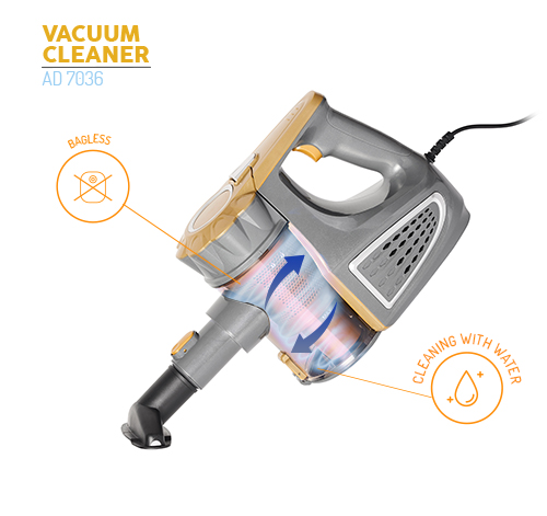 ADLER UPRIGHT VACUUM CLEANER - HANDHELD