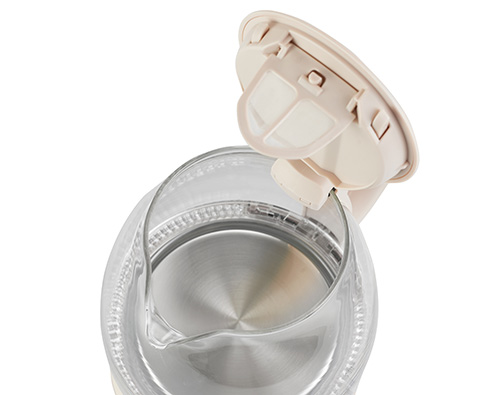 ADLER ELECTRIC GLASS KETTLE 1L CREAM