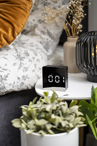 CAMRY LED ALARM CLOCK BLACK