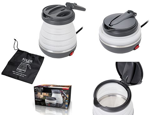 ADLER TOURIST SILICONE KETTLE 0.6L UK