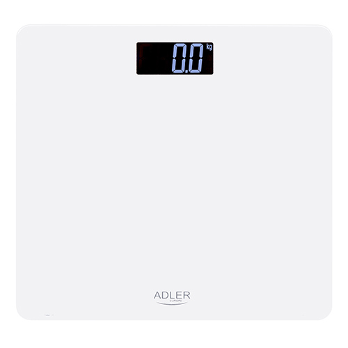 ADLER ELECTRIC BATHROOM SCALE WHITE