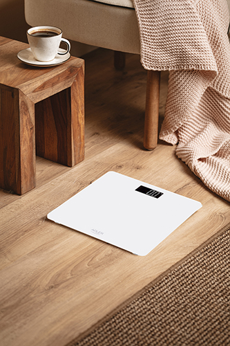 ADLER ELECTRIC BATHROOM SCALE WHITE