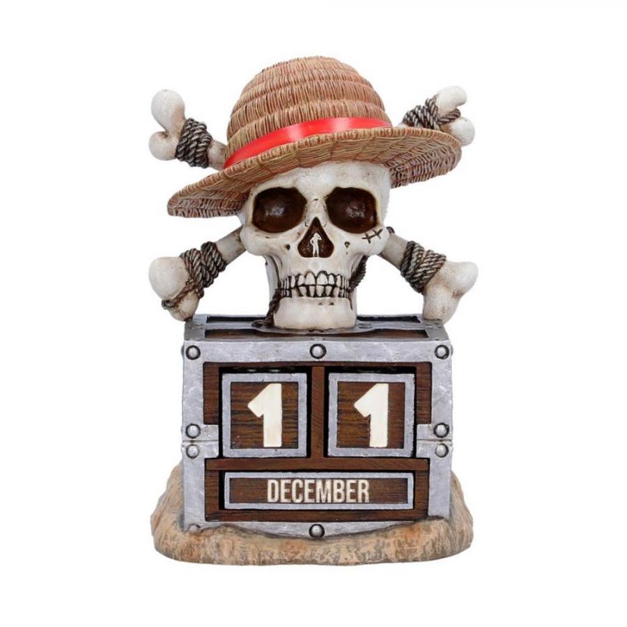 Nemesis Now: One Piece - Luffy Jolly Roger Perpetual Calendar (B7527B26)