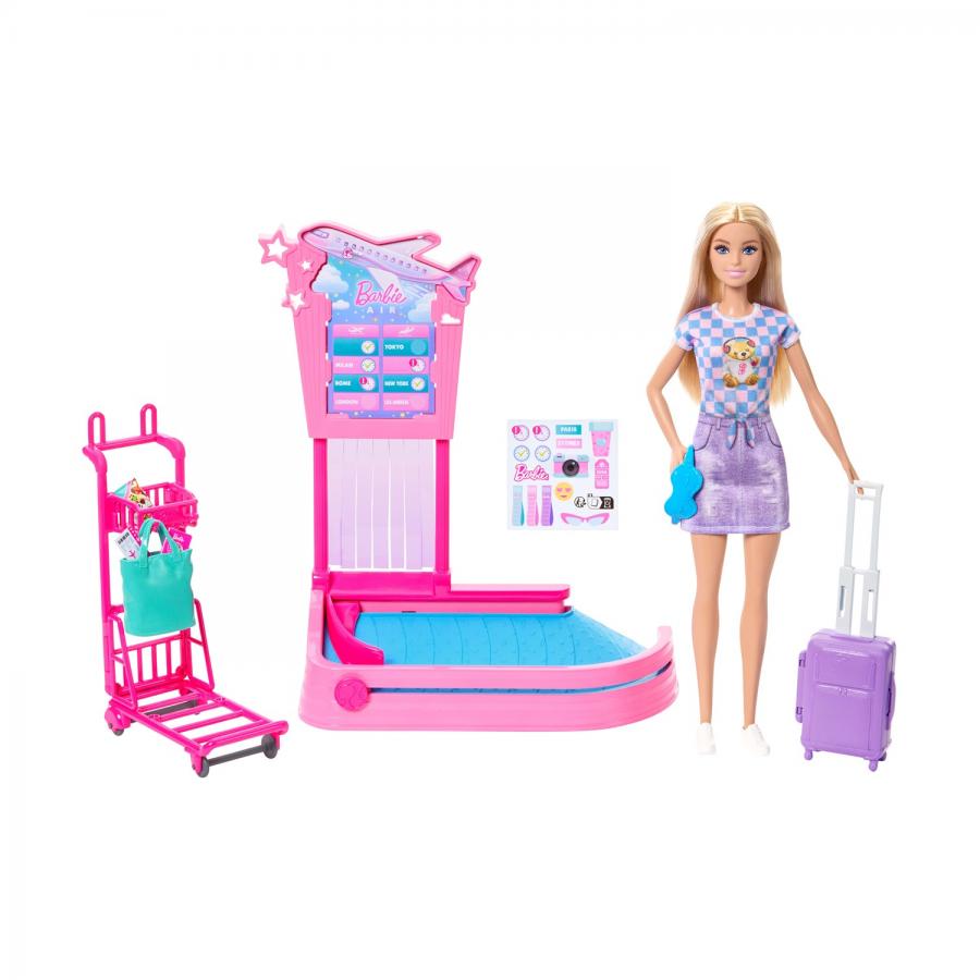 Mattel Barbie: Basic Series - Barbie At the Airport (JMJ49)
