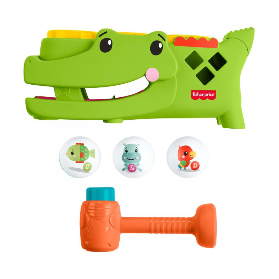 Fisher Price: Classic Toys - Crocodile Ball Pop Toy (JLB94)