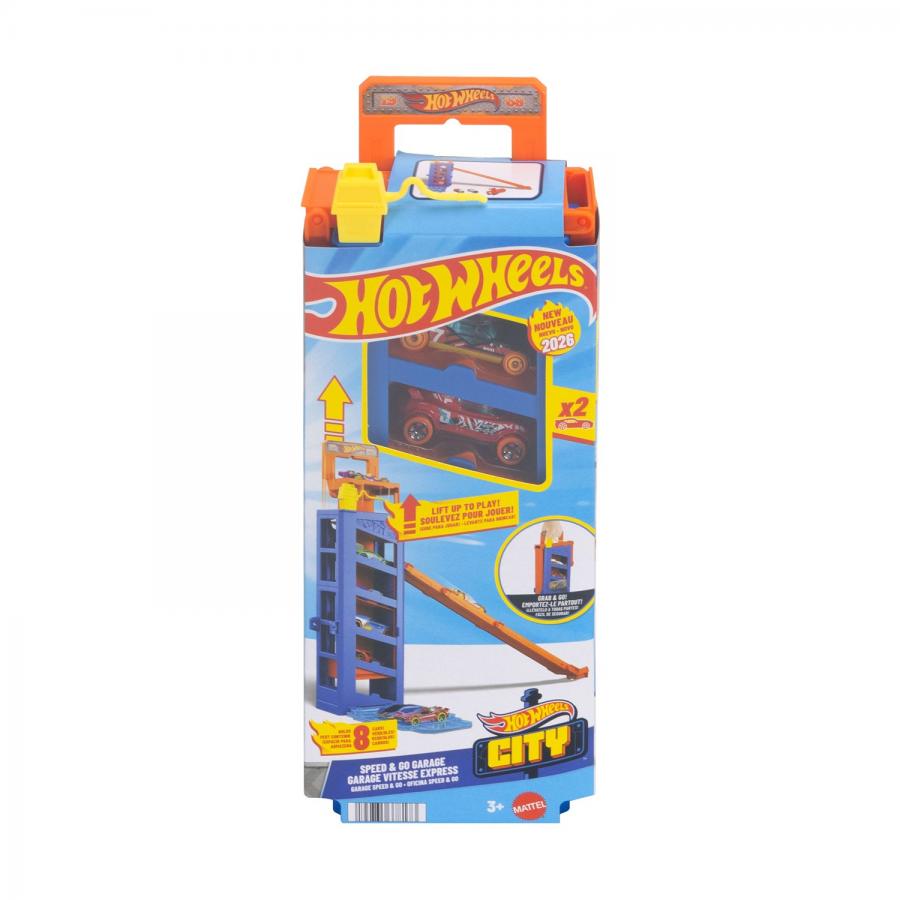 Mattel Hotwheels: City - Mini Garage Tracks - Speed & Go Garage (JMJ53)