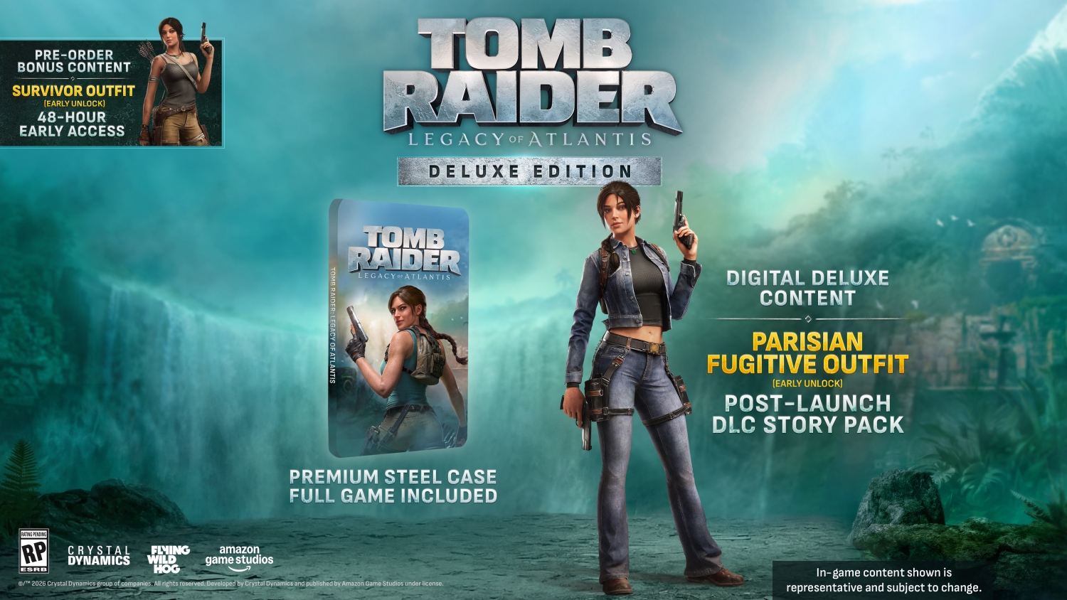 Tomb Raider : Legacy of Atlantis - Deluxe Edition Nintendo Switch 2 NEW