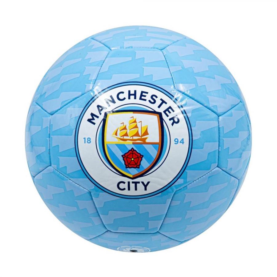 Manchester City FC Football Flag All Over - Size 5 (124615)