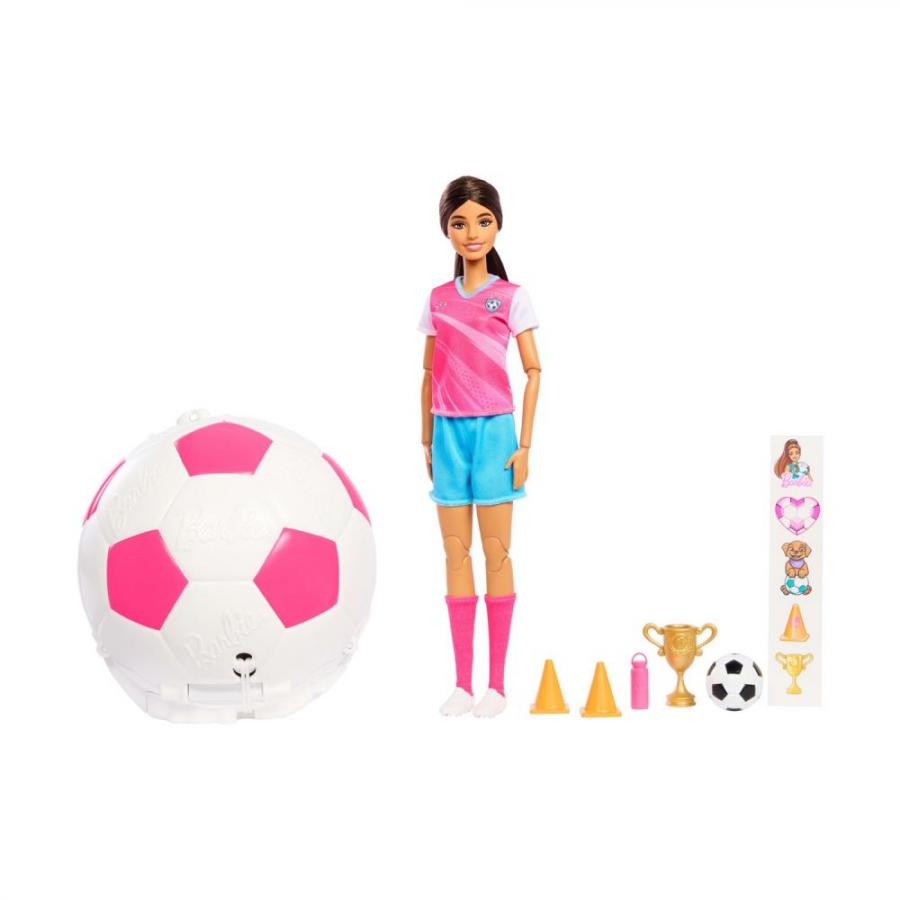 Mattel Barbie: Roll & Reveal - Soccer Player Doll (JMK20)