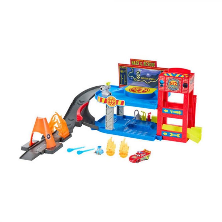 Mattel Cars: Trucks & Playsets Race & Rescue Garage Playset (JMT59)