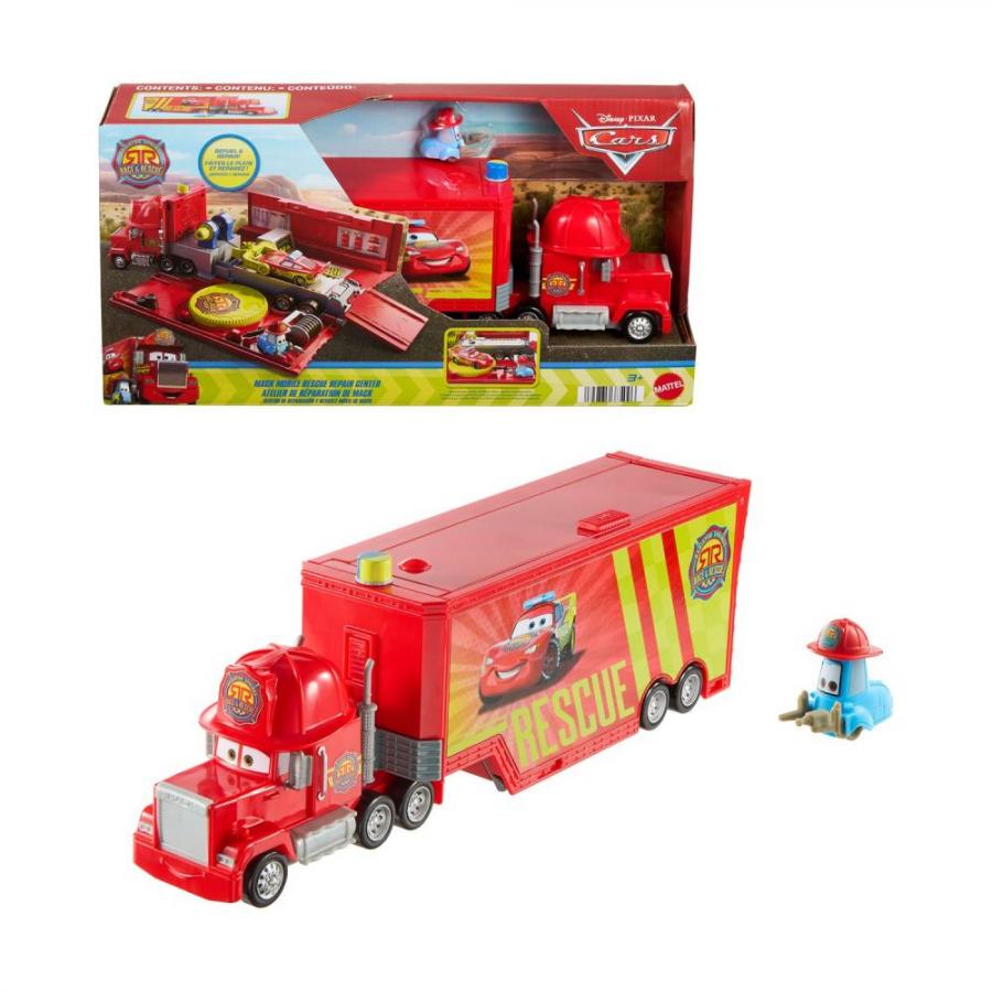 Mattel Cars: Trucks & Playsets Mack Transporter Truck That Opens (JMT58)