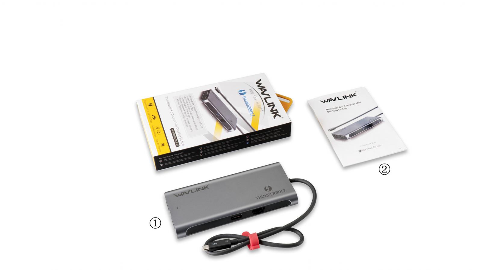 WAVLINK THUNDERBOLT 3 SINGLE 5K DUAL 4K MINI DOCKING STATION