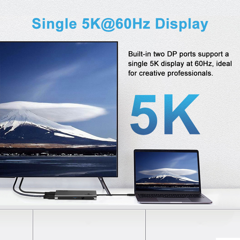WAVLINK THUNDERBOLT 3 SINGLE 5K DUAL 4K MINI DOCKING STATION