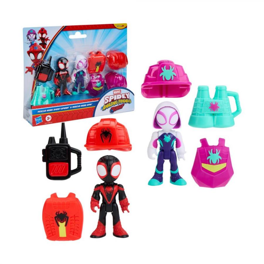 Hasbro Marvel Spidey and His Amazing Friends: Miles Morales & Ghost-Spider Rescue 2-Pack (G3044)