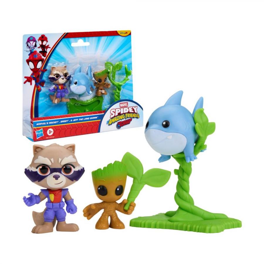 Hasbro Marvel Spidey and His Amazing Friends: Groot & Rocket Rescue 2-Pack (G3045)