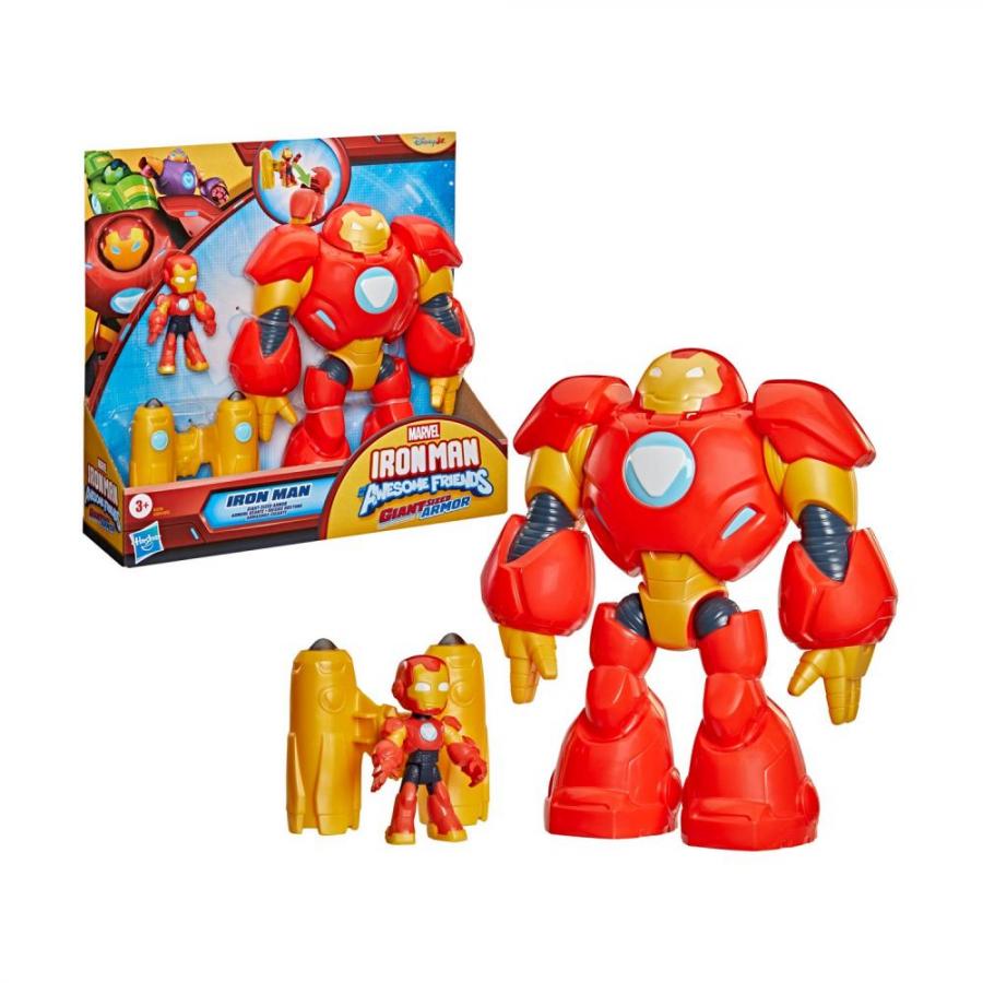Hasbro Iron Man and His Awesome Friends: Giant Armor Iron Man Figure (G3218)